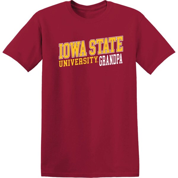 College House 2026 Iowa State Grandpa Cardinal Short Sleeve T-Shirt vendor image